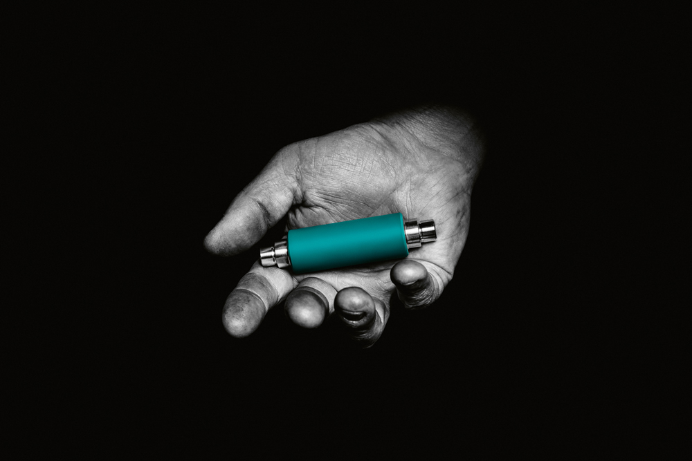 SchäferRolls - Hand mit Walze